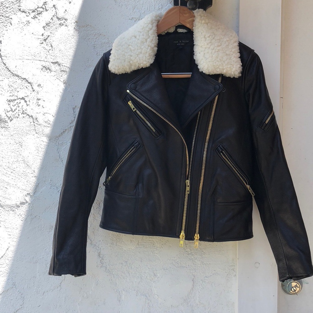 Rag and bone leather jacket - Picture 5 of 5